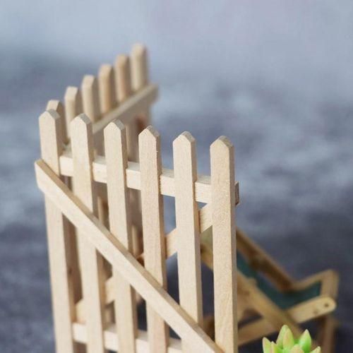 112 Dollhouse Fence Wooden Dollhouse Fairy Garden Gate
