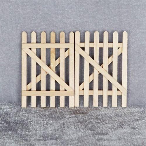 112 Dollhouse Fence Wooden Dollhouse Fairy Garden Gate