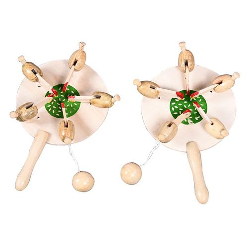 New Wooden Nostalgic Travel Neutral Children's Year Educational Science and Education Eating Rice Crafts Chicken Pecking