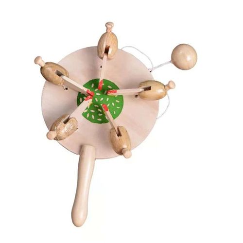 New Wooden Nostalgic Travel Neutral Children's Year Educational Science and Education Eating Rice Crafts Chicken Pecking