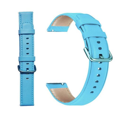 20mm Leather Watch Strap For Samsung Galaxy Watch 42mm Active 2 40mm/44mm Gear S2 Sport Breathable Smartwatch Wrist Bracelet