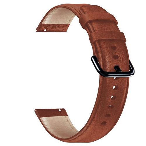 20mm Leather Watch Strap For Samsung Galaxy Watch 42mm Active 2 40mm/44mm Gear S2 Sport Breathable Smartwatch Wrist Bracelet