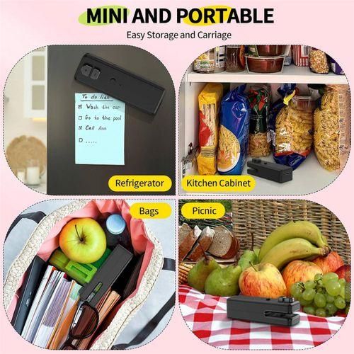 Bag Sealer , 3 in 1 Mini Bag Sealer Heat Seal with cu tter M