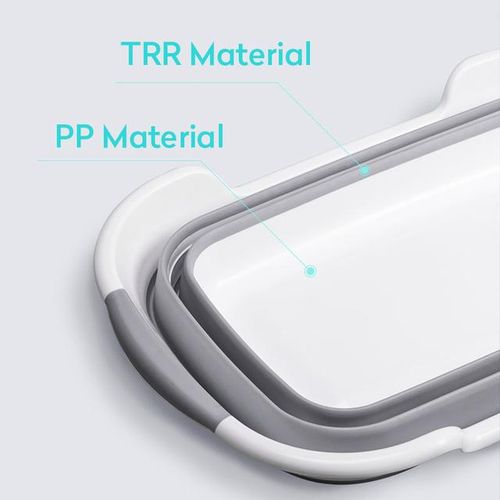 Silicone Foldable Baby Take A Bath Bathtub Non-Slip Foot Bath Bucket Folding Portable Pet Dog Cat Bathtub Bathroom Laundry Baske