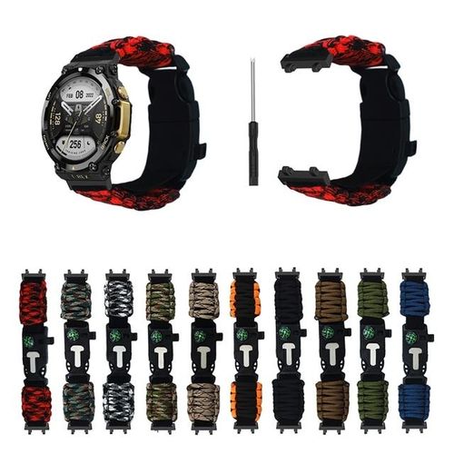 Nylon Strap For Amazfitt 2 Smartwatch Waterproof Bracelet Durable Smartwatch Band Belt Wristband Comfortable J60a