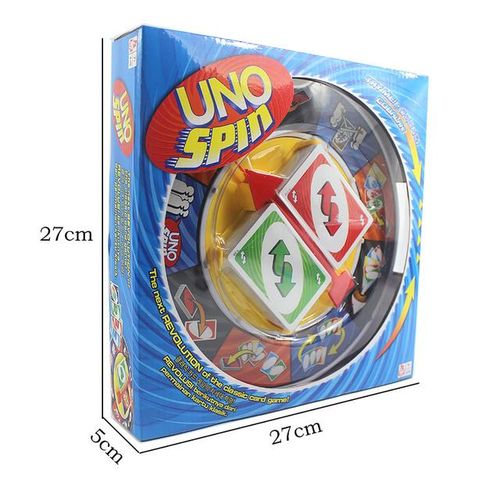 UNO Games SPIN Board Game Family Funny Entertainment Playing Cards Toys for Children Birthday Halloween Gifts