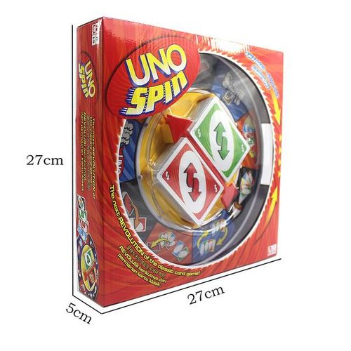 UNO Games SPIN Board Game Family Funny Entertainment Playing Cards Toys for Children Birthday Halloween Gifts
