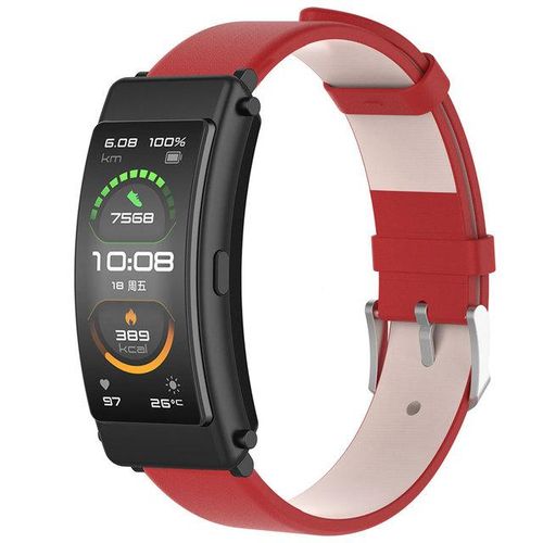 16mm Leather Watch Strap For Huawei Band B7 Women Men Soft Wrist Bracelet Band Correa For Huawei Band B6 B3 Replacement Belt