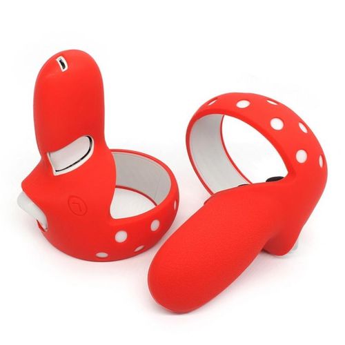Black/Red/Blue/Gray Hand Grips Suitable for Oculus Quest 2 VR Glasses Controller Handle Sleeve Handle Silicone Protective Case