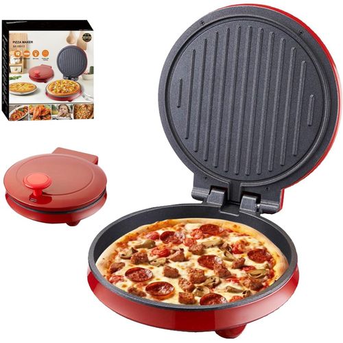 Pizza Maker Electric Pizza Oven Indoor Non-Stick Pizza Oven  Countertop Pizza Maker for Home 1000-Watt Pizza Cooker