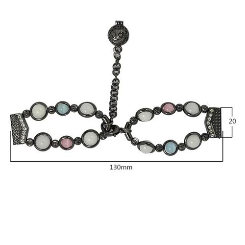 Pulsera De Joyería De Metal De 20mm Para Reloj Galaxy Watch 3 41mm/42mm/active 2 Correa Colgante Para Mujer Garmin Vivoactive 3 Ckhb-A95