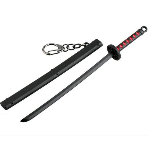 Mini Anime Demon Slayer Keychain Cosplay Katana Nezuko Zenitsu Tanjirou Inosuke Metal Pendant Keyrings s Kids Toy