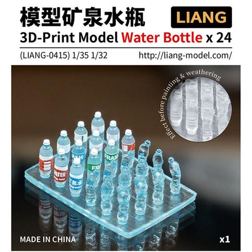 LIANG Model Scene Accessories 0415/0417 Model Mineral Water Bottle Glass Bottle Milk Box Decoration