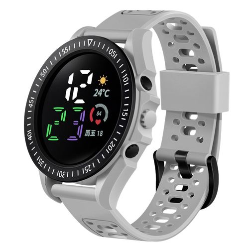 Kids LED Digital Sports Watch Waterproof Comfortable-Grey