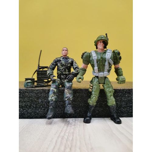 ViiKONDO 1/18 Action Figures Toy 3.75in Movable Joint PLA Peacekeeper vs Green Ranger Fun
