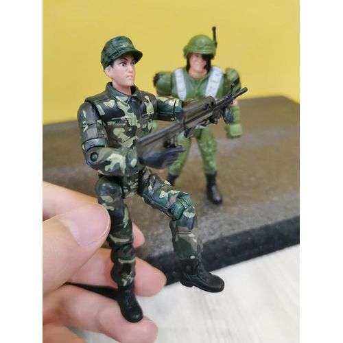 ViiKONDO 1/18 Action Figures Toy 3.75in Movable Joint PLA Peacekeeper vs Green Ranger Fun