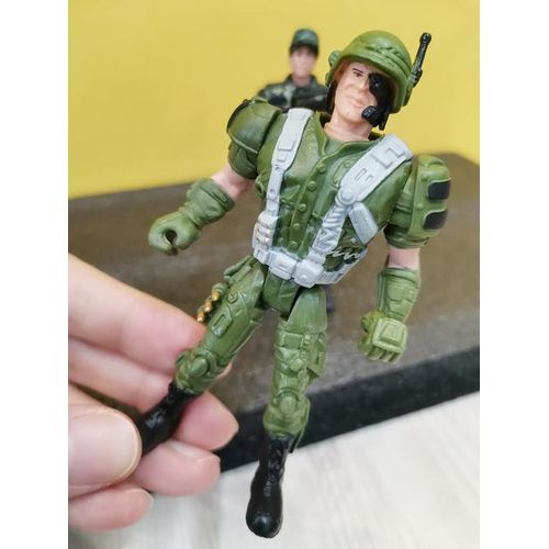ViiKONDO 1/18 Action Figures Toy 3.75in Movable Joint PLA Peacekeeper vs Green Ranger Fun
