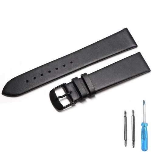Cowhide watch band genuine leather 18mm 20mm 22mm  thin smooth watch strap belt Suitable Suitable for smartwatches