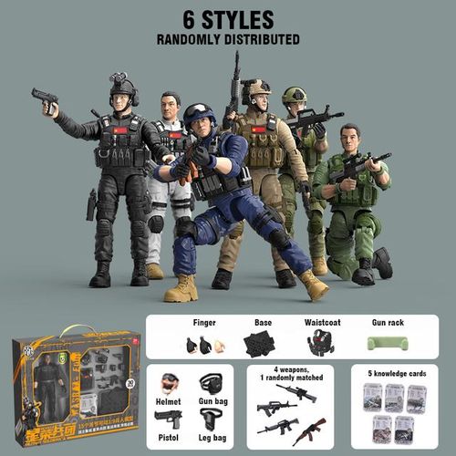1:9 Model Toy 15 Joints Movable Free Action Figure Blind Box Decoration Boy War PVC Doll Children's