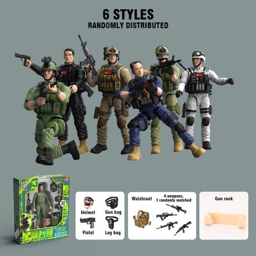 1:9 Model Toy 15 Joints Movable Free Action Figure Blind Box Decoration Boy War PVC Doll Children's