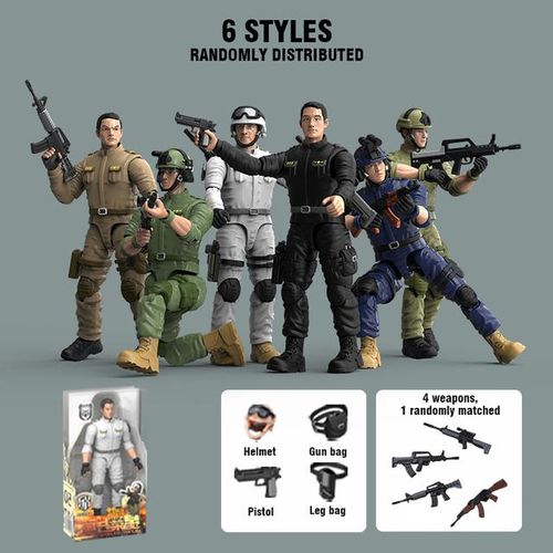 1:9 Model Toy 15 Joints Movable Free Action Figure Blind Box Decoration Boy War PVC Doll Children's