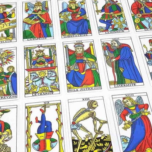 12*7cm Tarot De Marseille CBD Game