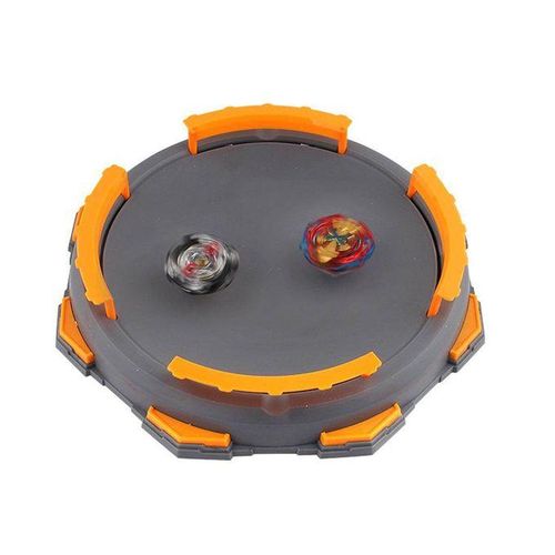 Batting Top Burst Beyblade Round Hexagonal Spinning Combat Stadium Toy Game Kids Round Grey