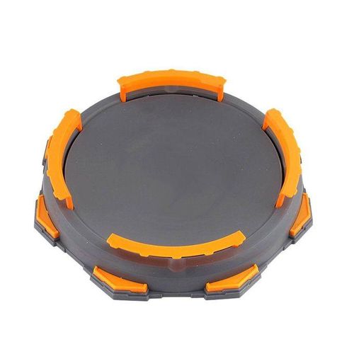 Batting Top Burst Beyblade Round Hexagonal Spinning Combat Stadium Toy Game Kids Round Grey