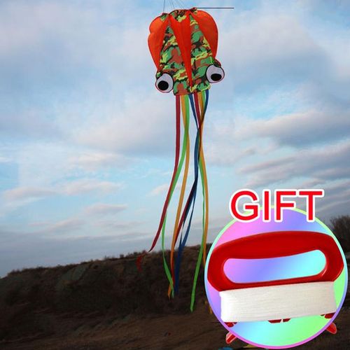 Enormous 100g Vibrant Colors Easy To Fly Materials Sound Workmanship With Long Tail Octopus