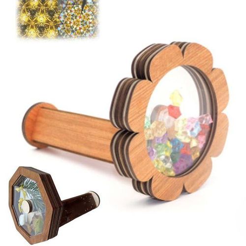 Outdoor Toys DIY Kaleidoscope Kit for Kids Eco-Friendly Shows More Wonderful Pictures Rotating Attractive