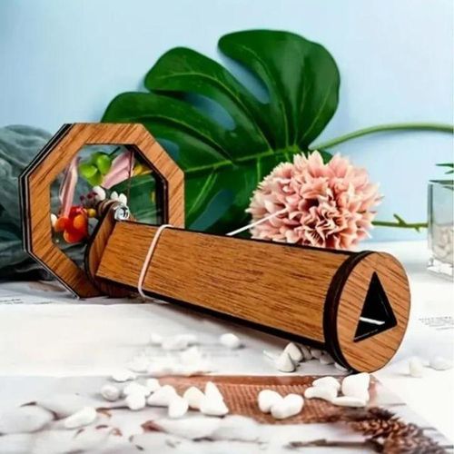 Outdoor Toys DIY Kaleidoscope Kit for Kids Eco-Friendly Shows More Wonderful Pictures Rotating Attractive