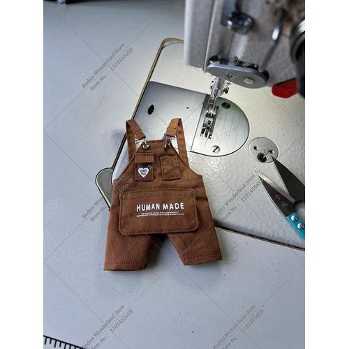 1/6 Scale Fashion Male Loose Bib Overalls Vintage Jean Jumpsuit Suspender Trousers Hoodies Fit 12