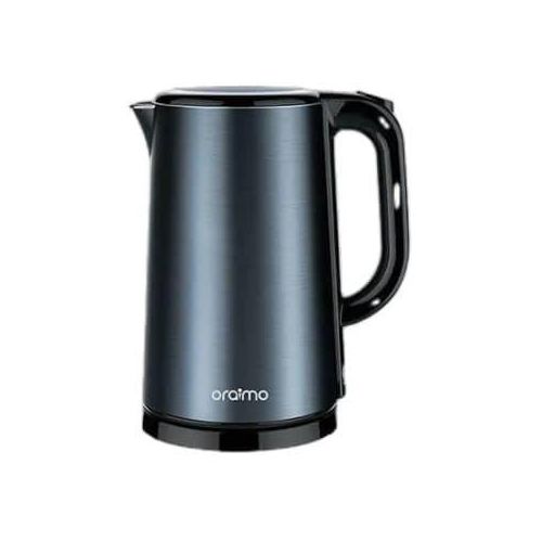 Oraimo Electric Stainless Steel Double-wall Design Precise Temperature Control Water Boiling Smart Kettle 1.7L Full Metal Liner Jar Pot- Multicolor