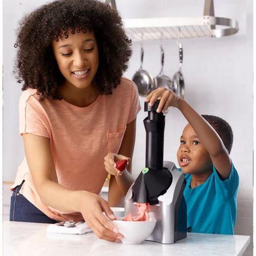 Home Ice Cream Maker,Dessert Maker, -Black.
