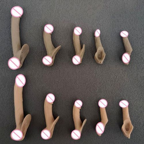 5pcs/set 1/6 Scale Male Parts Silicone Model Accessories for 12