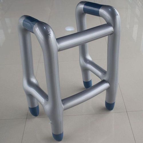 2Pcs Novelty Cosplay Supplies PVC Costume Party Inflatable Toys Walking Blow Up Prop Zimmer Frame