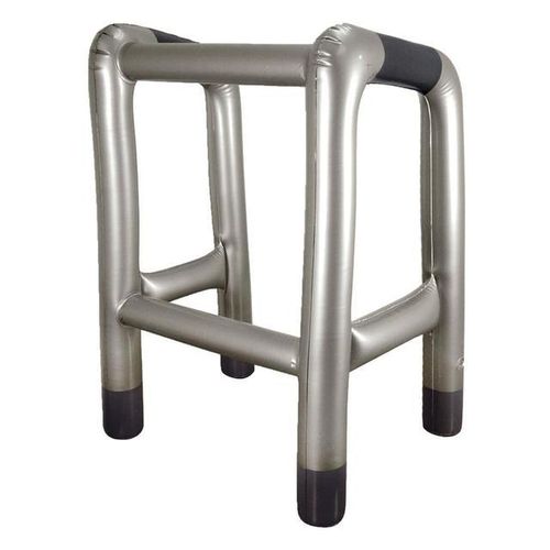 2Pcs Novelty Cosplay Supplies PVC Costume Party Inflatable Toys Walking Blow Up Prop Zimmer Frame