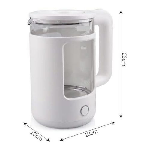 Sokany 2.2 Liters Fast Boiling Glass Kettle With Blue  Led Light-White