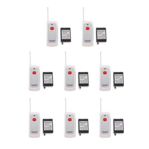 8 Pieces 433Mhz Switch 1000 Meters DC 12V Single Channel