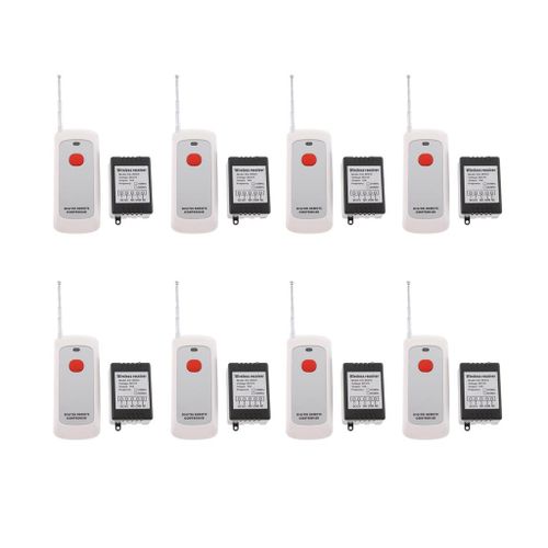 8 Pieces 433Mhz Switch 1000 Meters DC 12V Single Channel