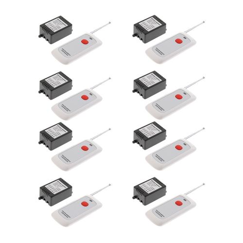 8 Pieces 433Mhz Switch 1000 Meters DC 12V Single Channel