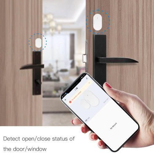 Tuya Zigbee Door and Window Sensor Smart Home Automation Security Protection Smartlife APP Alarm Remote RealTime Push