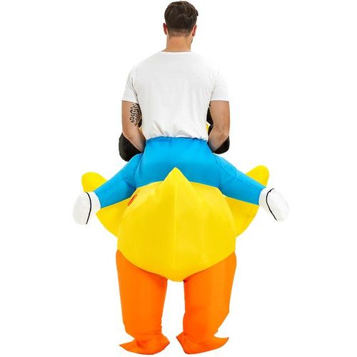 Inflatable Costume Funny Inflatable Duck Chicken Suit for Halloween Carnival Animal Cosplay Costume for Men Women