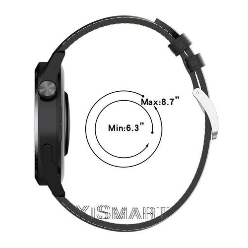 22mm Leather Band Strap For Samsung Galaxy Watch 3 45mm Gear S3 Huawei Gt 2 Pro/gt3 Pro 46mm Amazfit Gtr 4 3 2 Bracelet