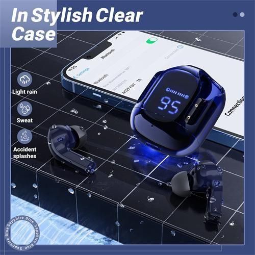 Air31 Bluetooth 5.3 Wireless In Ear Earbuds Headset Digital Display Headphone