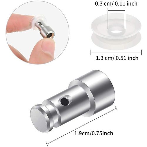 15 Pack Pressure Cooker Steam Valve Universal Replacement Floater and Sealer Fit Pressure Cooker XL, YBD60-100, PPC780, PPC770 and PPC790