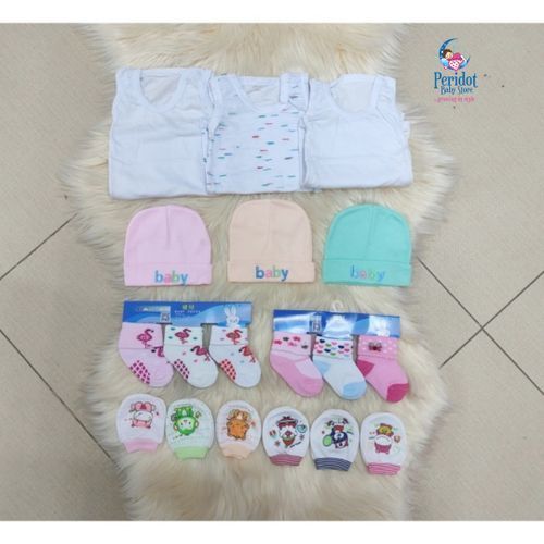 Baby 18PCS UNISEX NEW BORN SET BABY VESTS SOCKS