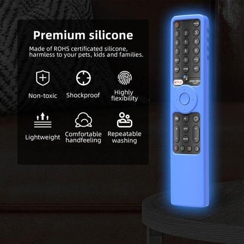Non-Slip Silicone Protective Case For Xiaomis Mis Tv P1/p1e/q1/q1e Remote Control Protective Cover For Xmrm-19 Tv Mis Tv A2