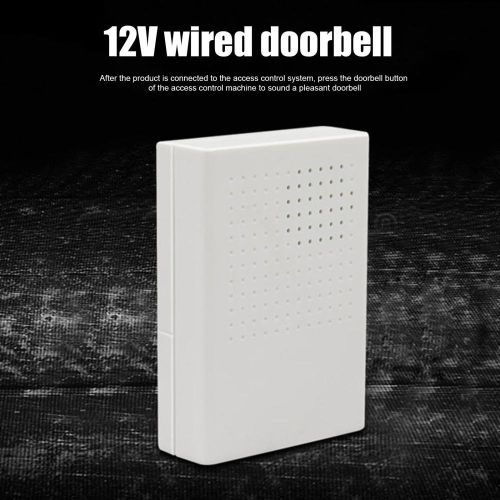 Wired Door Bell DC 12V Chime  Welcome DoorBell For Office Home Security Access Control System White New NO5284