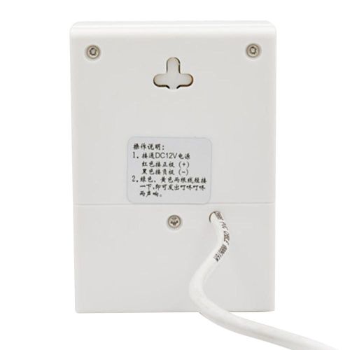 Wired Door Bell DC 12V Chime  Welcome DoorBell For Office Home Security Access Control System White New NO5284